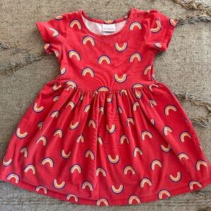 Hanna Andersson Rainbow Dress - Girls size 6-7